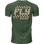 Fly Racing Staple Tee Green 2x