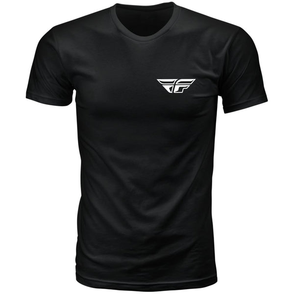 Fly Racing Staple Tee Black Lg