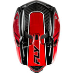 Fly Racing Yth Werx R Flow Carbon Hlmt Black Carbon/Red Yl