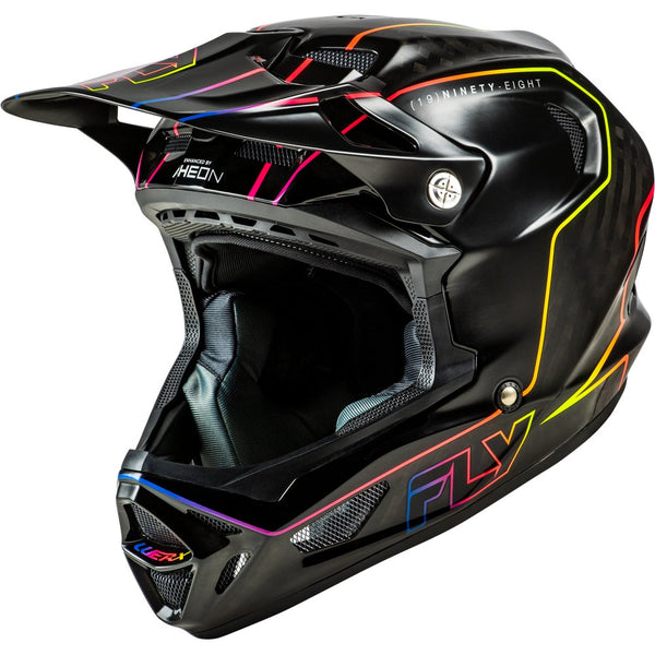 Fly Racing Werx R Flow Carbon Helmet Black Carbon/Black/Multi Lg