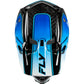 Werx R Flow Carbon Helmet Black Carbon/Blue/White Xs