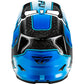 Werx R Flow Carbon Helmet Black Carbon/Blue/White Xl
