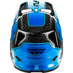 Fly Racing Werx R Flow Carbon Helmet Black Carbon/Blue/White Xl