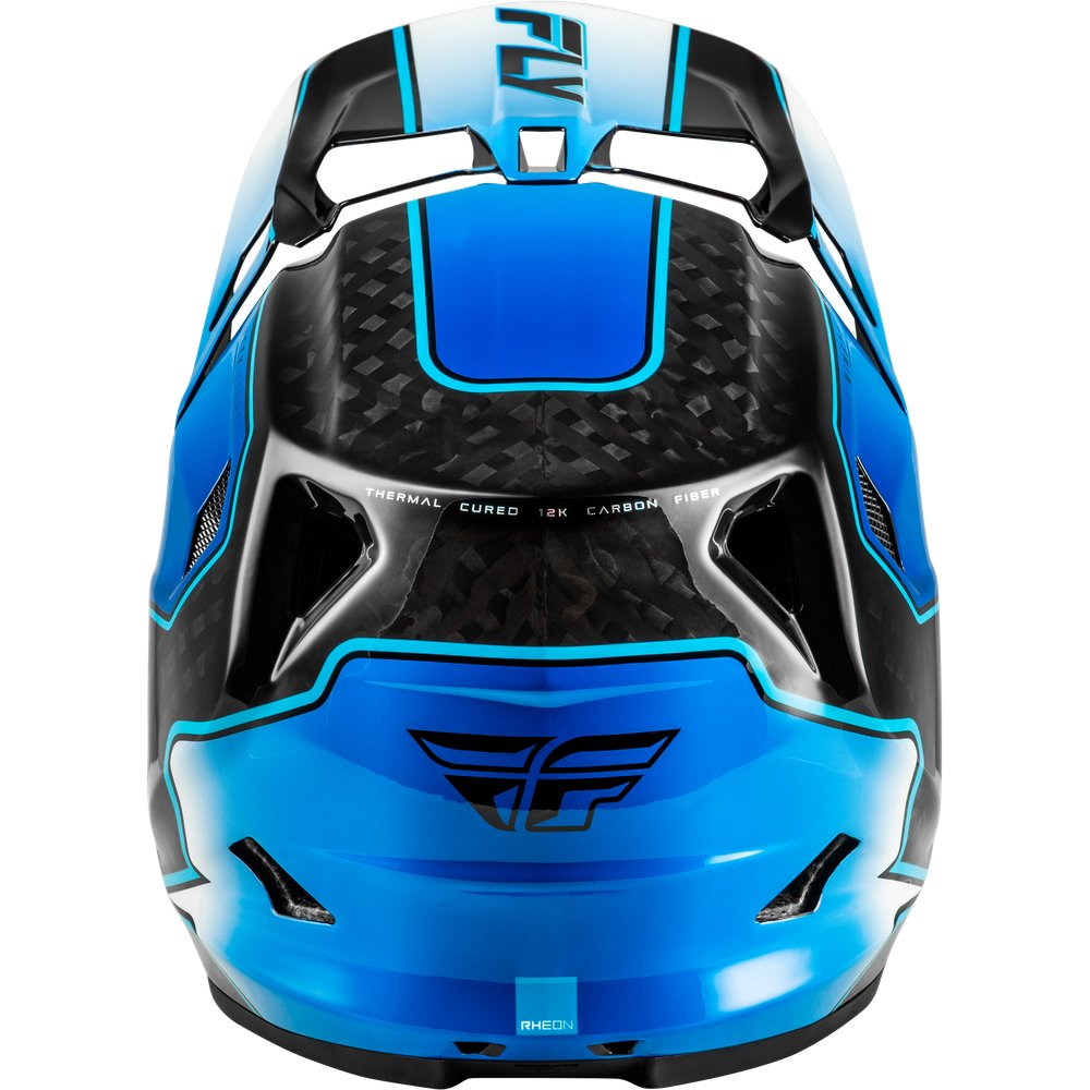 Werx R Flow Carbon Helmet Black Carbon/Blue/White Sm