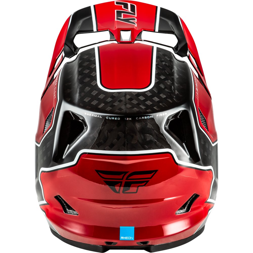 Werx R Flow Carbon Helmet Black Carbon/Red Xl