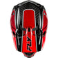 Werx R Flow Carbon Helmet Black Carbon/Red Xl