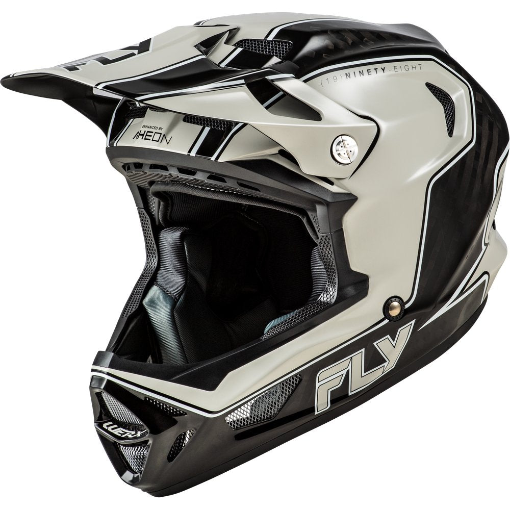Werx R Flow Carbon Helmet Black Carbon/Grey Md