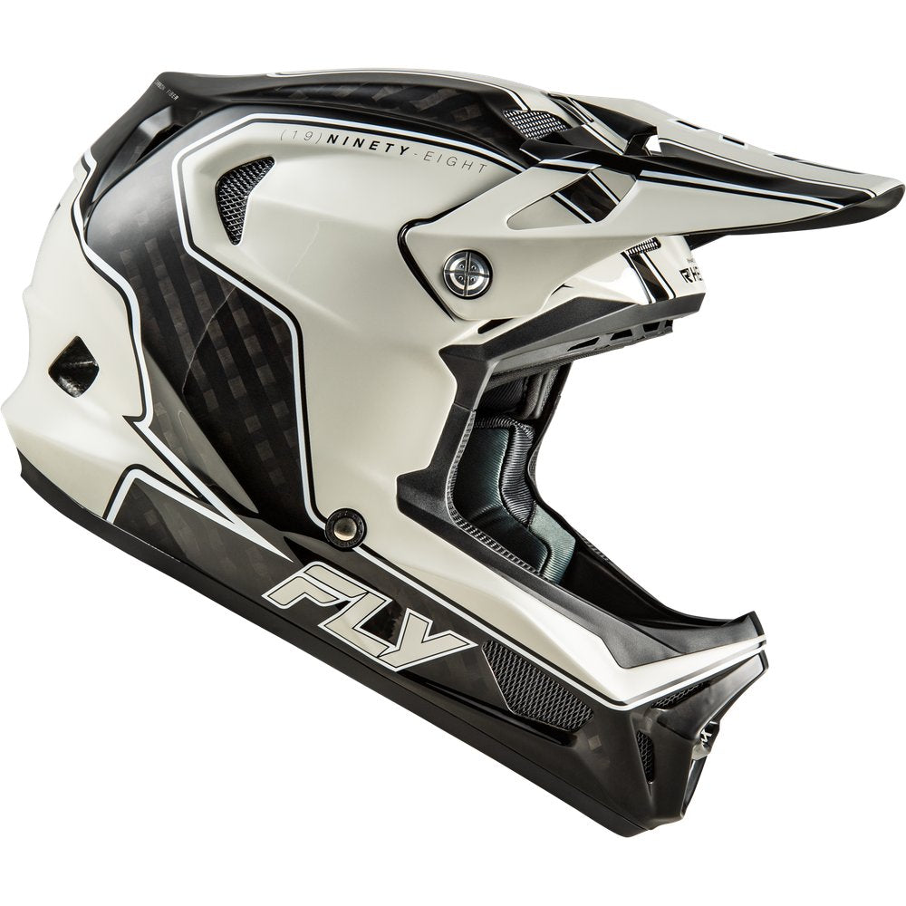 Werx R Flow Carbon Helmet Black Carbon/Grey Lg