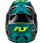 Fly Racing Yth Rayce Repeat Bicycle Hlmt Black/Teal/Hi Vis Yl