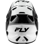 Fly Racing Yth Rayce Repeat Bicycle Hlmt Black/White Ys