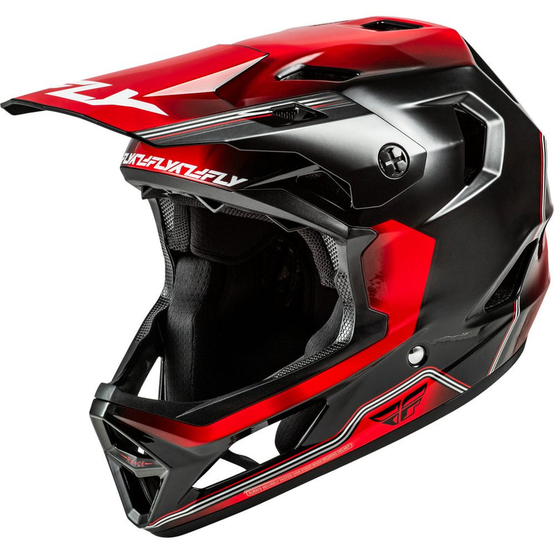 Fly Racing Rayce Repeat Bicycle Helmet Black/Red Sm