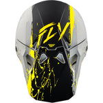 Fly Racing Formula Cp Manic Helmet Matte Grey/Black/Yellow Xl