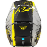 Fly Racing Formula Cp Manic Helmet Matte Grey/Black/Yellow Md