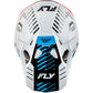 Youth Formula Cp Slice Helmet White/Red/Cyan Yl