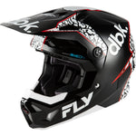 Fly Racing Formula Cp Dbk Helmet Black/White/Red Xl