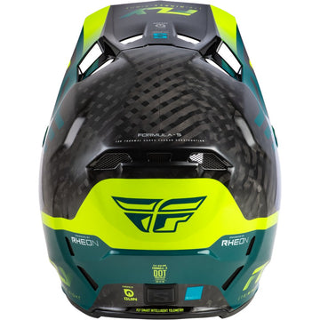 Formula S Carbon Byte Helmet Black Carbon/Teal/Lime Sm