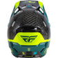 Formula S Carbon Byte Helmet Black Carbon/Teal/Lime 2x