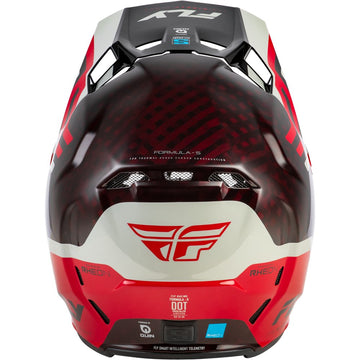Formula S Carbon Byte Helmet Red Carbon/Red/Grey Lg