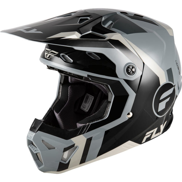 Fly Racing Formula Cp Seal Helmet Black/Grey/Light Grey 2x