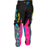 Fly Racing Youth Kinetic Mutant Pants Black/Multi Sz 22