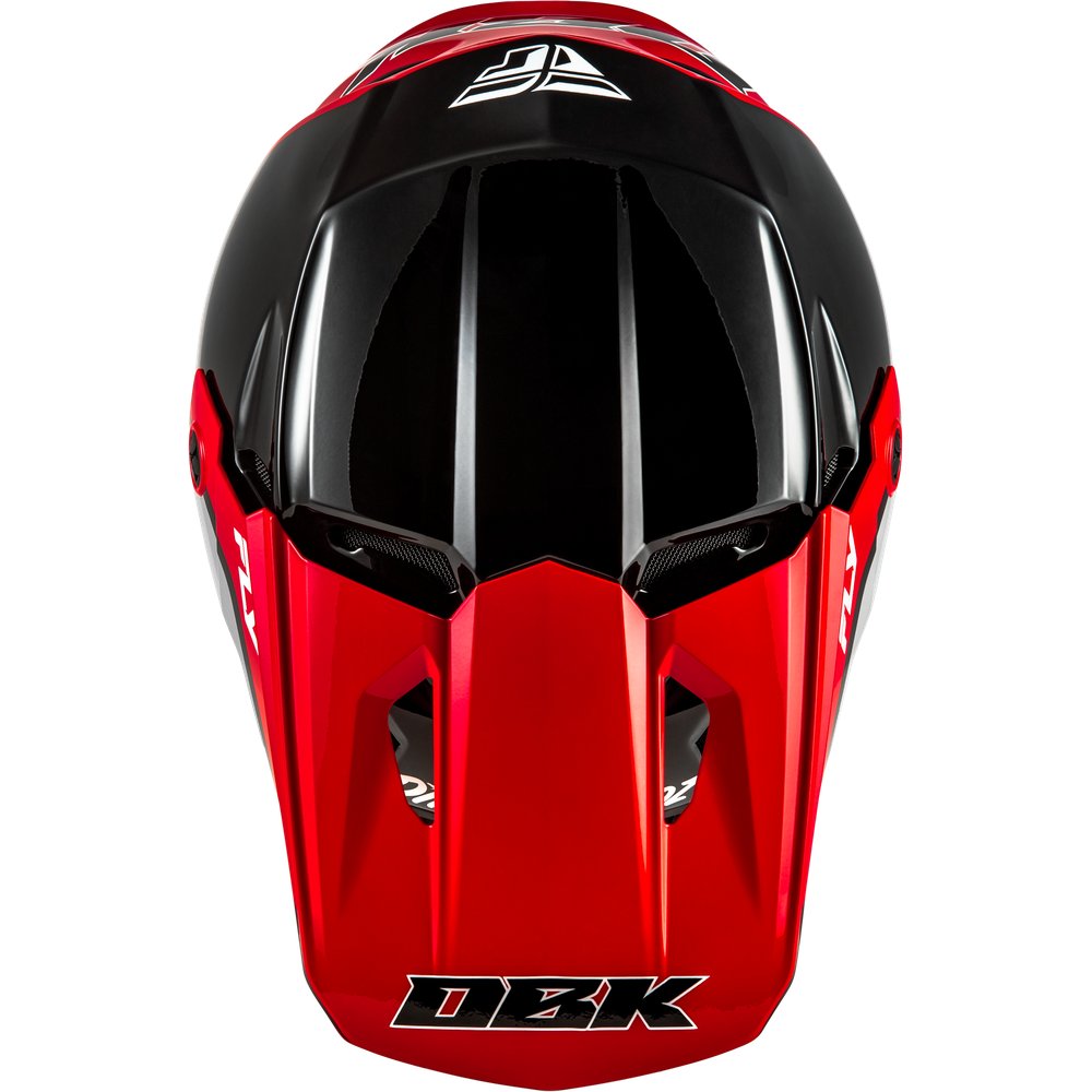 Kinetic Dbk Helmet Black/Red/Grey Xs