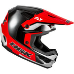 Fly Racing Kinetic Dbk Helmet Black/Red/Grey Xs