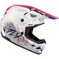 Fly Racing Youth Kinetic Drip Helmet Red/White/Blue Ys