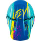 Youth Kinetic Drip Helmet Turquoise/Pink/Yellow Ym