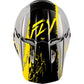 Youth Kinetic Drip Helmet Grey/Black/Yellow Ys