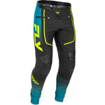Fly Racing Rayce Bicycle Pants Teal/Black/Lime Sz 36