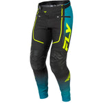 Fly Racing Rayce Bicycle Pants Teal/Black/Lime Sz 36