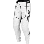 Fly Racing Youth Rayce Bicycle Pants White/Black Sz 18