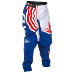 Fly Racing Youth F 16 Pants Ca/Ny Red/White/Blue Sz 20