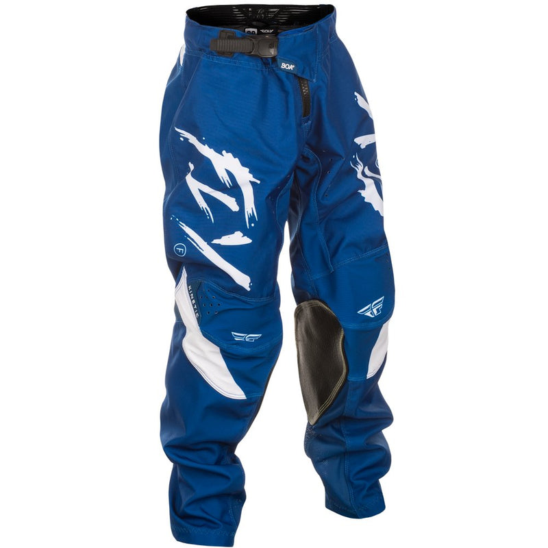 Fly Racing Kinetic Stoke Pant Ca/Ny Navy/White Sz 18