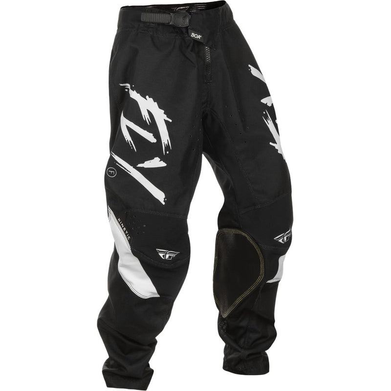 Fly Racing Kinetic Stoke Pant Ca/Ny Black/White Sz 24