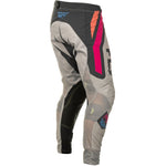 Fly Racing Lite Vice Pants Ca/Ny Light Grey/Pink/Coral Sz 28