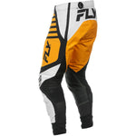 Fly Racing Lite Pants Ca/Ny White/Black/Mustard Sz 28