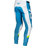Fly Racing Rayce Bicycle Pant Ca/Ny Blue/White/Lime Green Sz 24