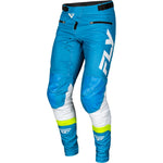 Fly Racing Rayce Bicycle Pant Ca/Ny Blue/White/Lime Green Sz 24