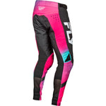 Fly Racing Rayce Bicycle Pant Ca/Ny Fuschia/Black/Teal Sz 36