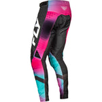 Fly Racing Rayce Bicycle Pant Ca/Ny Fuschia/Black/Teal Sz 30