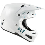 Fly Racing Formula S Carbon Solid Helmet White Xs