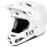 Fly Racing Formula S Carbon Solid Helmet White Sm