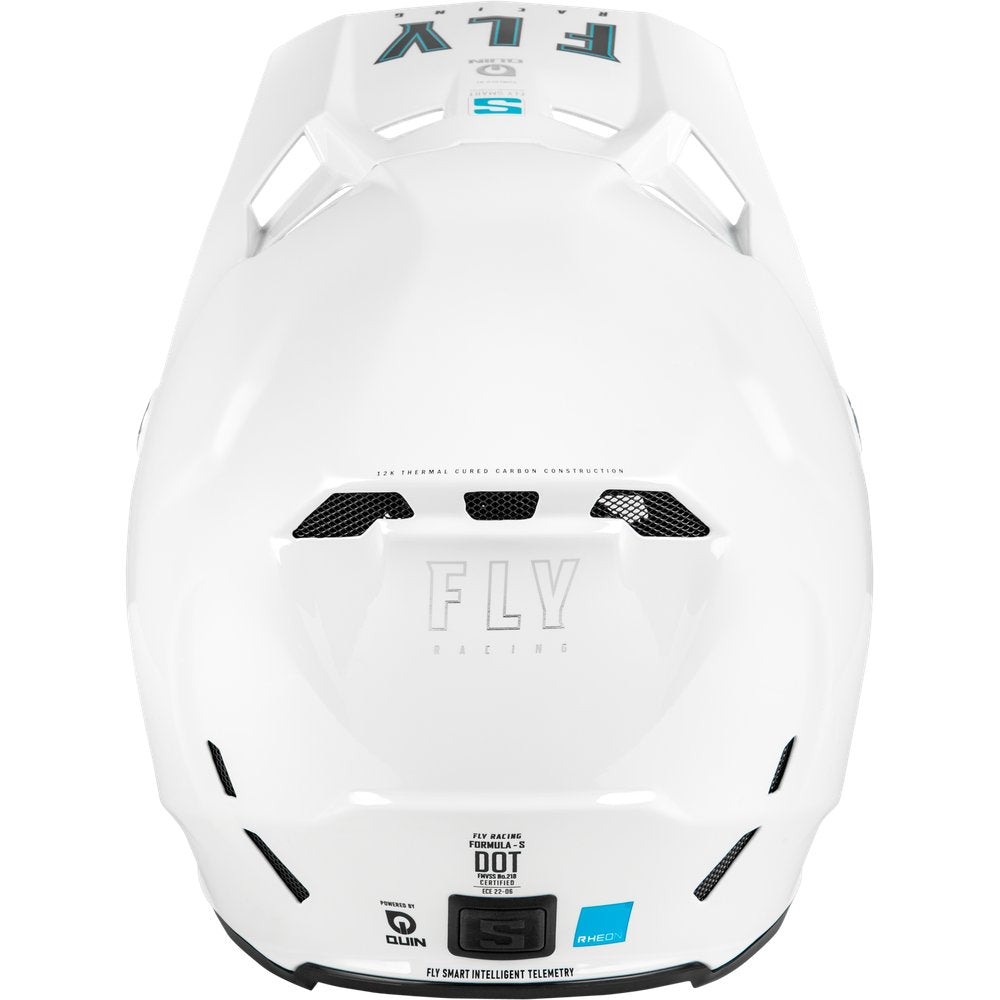 Formula S Carbon Solid Helmet White Sm