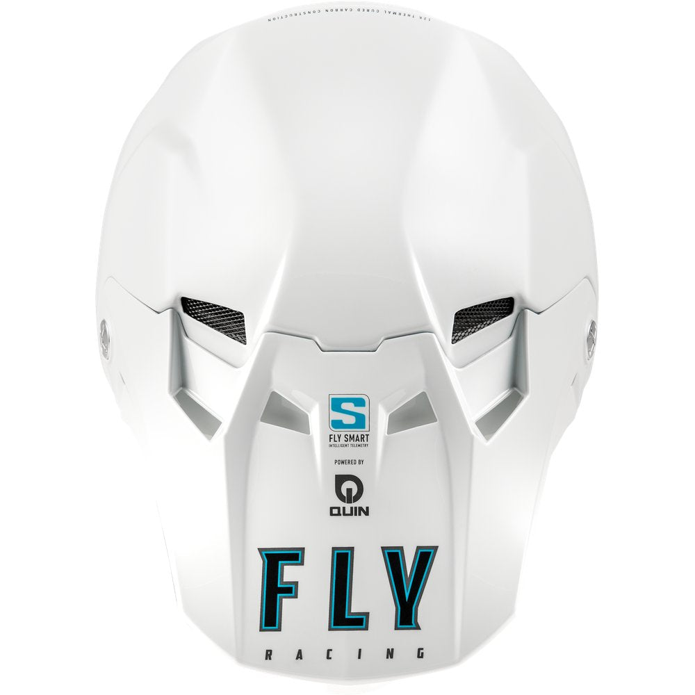 Formula S Carbon Solid Helmet White Sm
