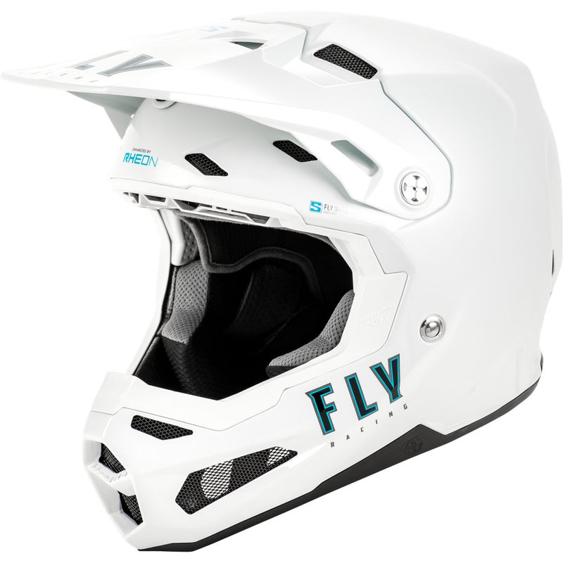 Fly Racing Formula S Carbon Solid Helmet White Md