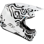 Fly Racing Formula S Carbon Abyss Helmet White/Black Xs
