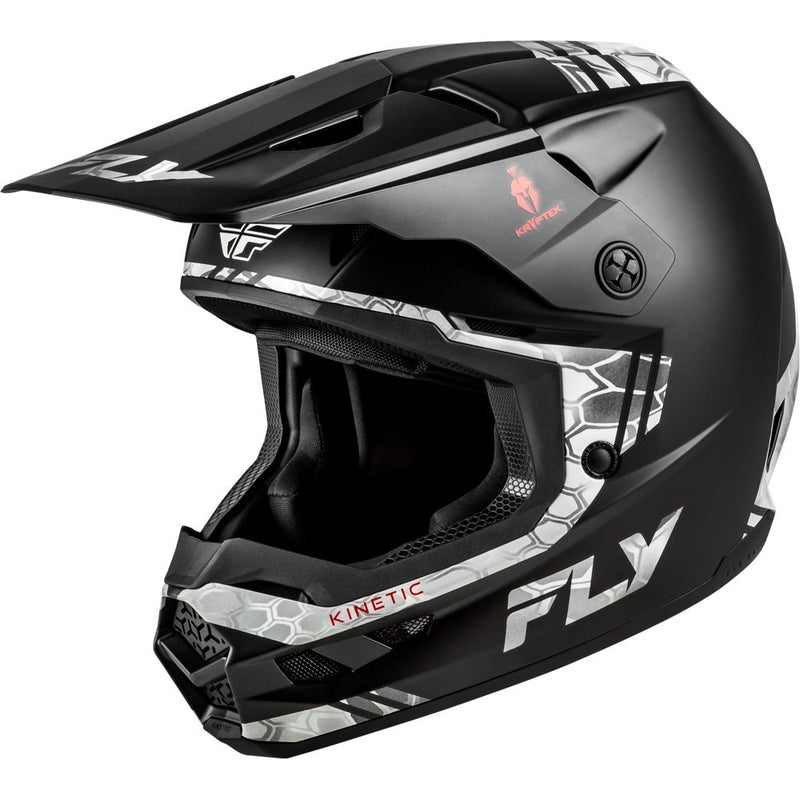 Fly Racing Kinetic Verdict Kryptek Helmet Black/Grey Sm