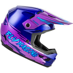 Fly Racing Youth Kinetic Surge Helmet Pink/Purple/Teal Yl