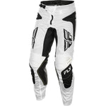 Fly Racing Kinetic Mesh Sym Pants White/Black Sz 38